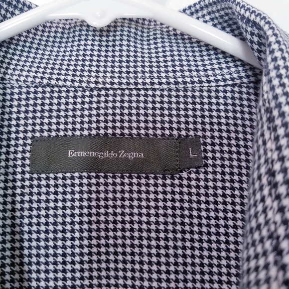 🌸Ermenegildo Zegna | Cashmere Blend Buttondown Shirt L - Picture 3 of 11
